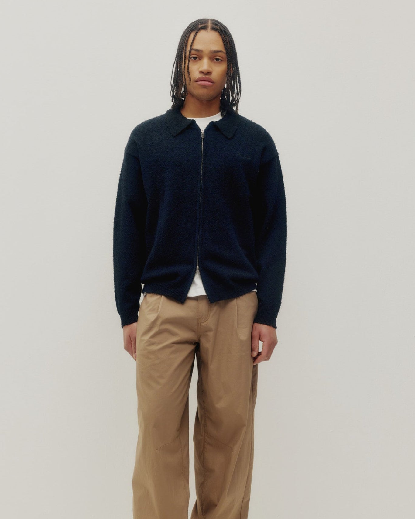 Shaggy Full Zip Polo