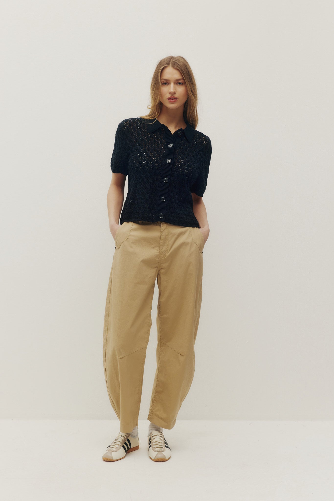 Naomi pantalon coupe incurvée