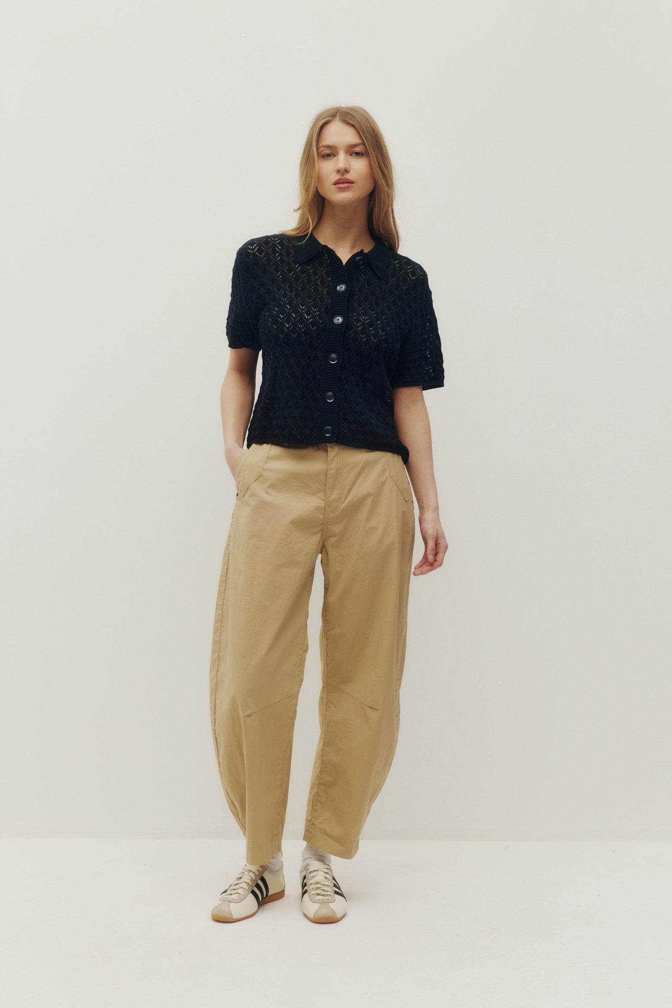 Naomi pantalon coupe incurvée