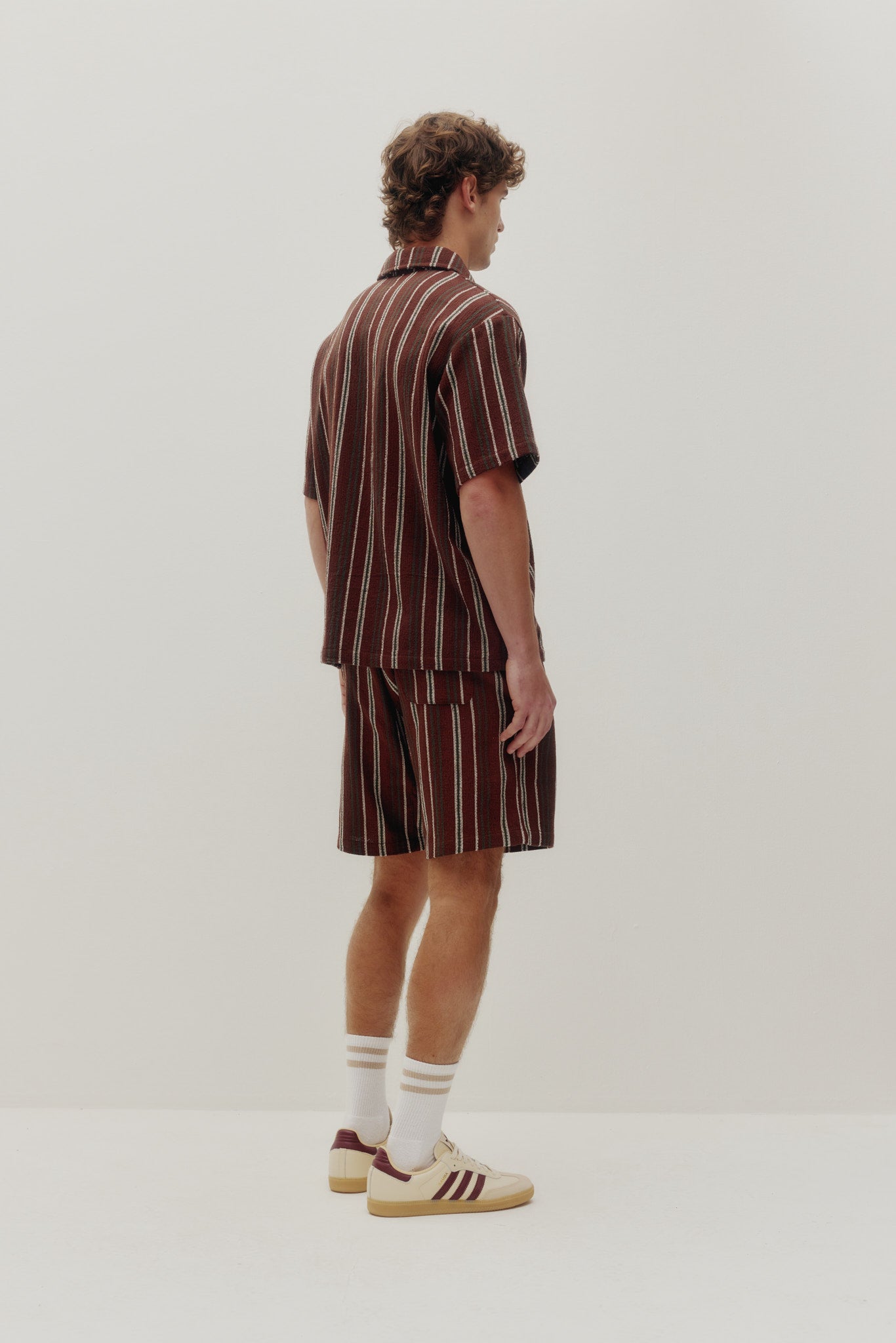 Textured Stripe Short