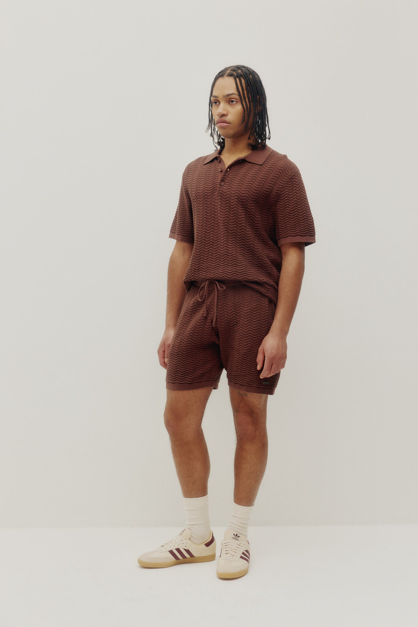 Short en maille Wave