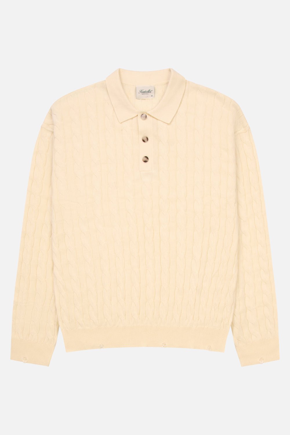 Cable Knit Polo