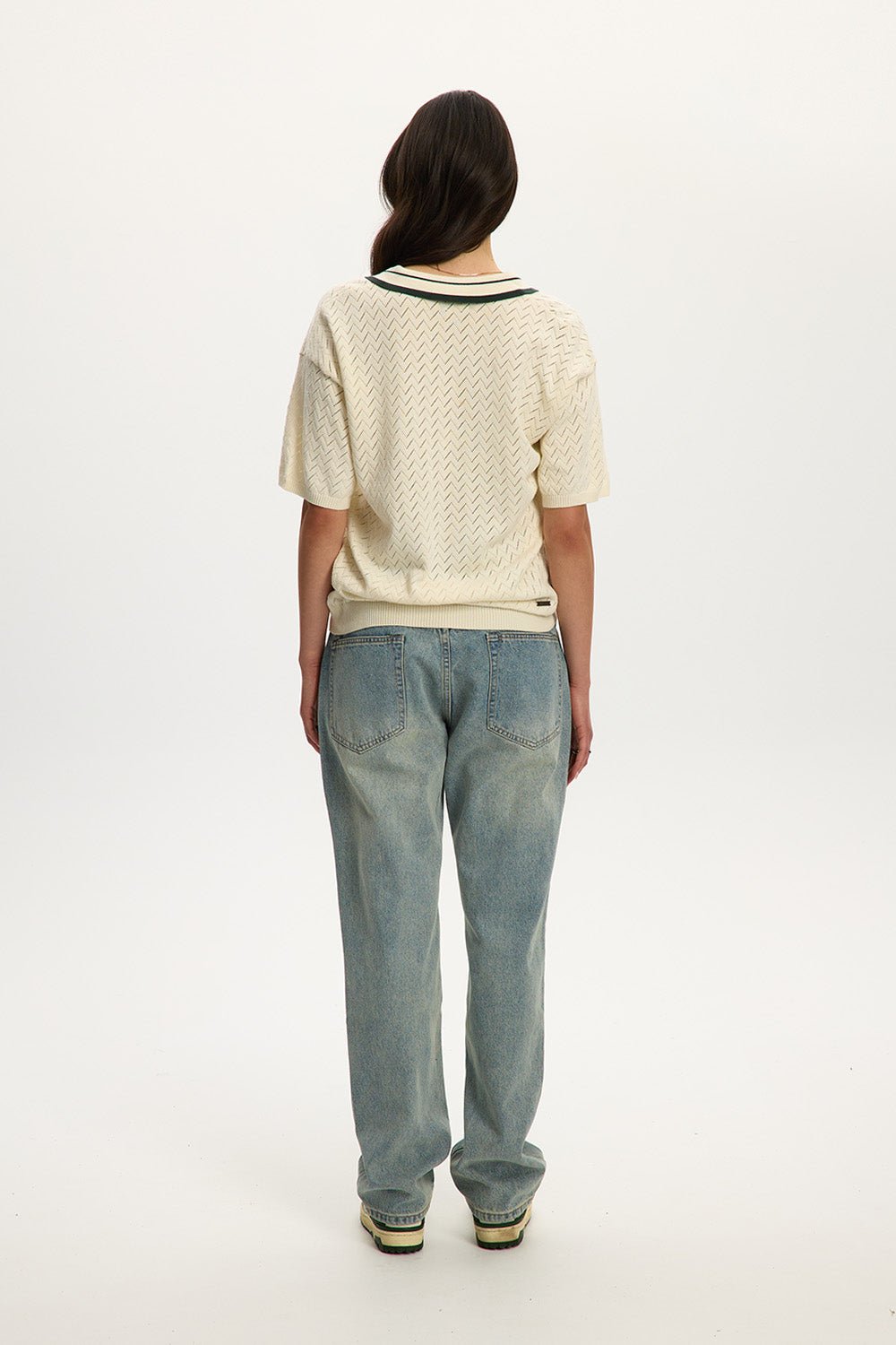 Knit Zip Polo Unisex