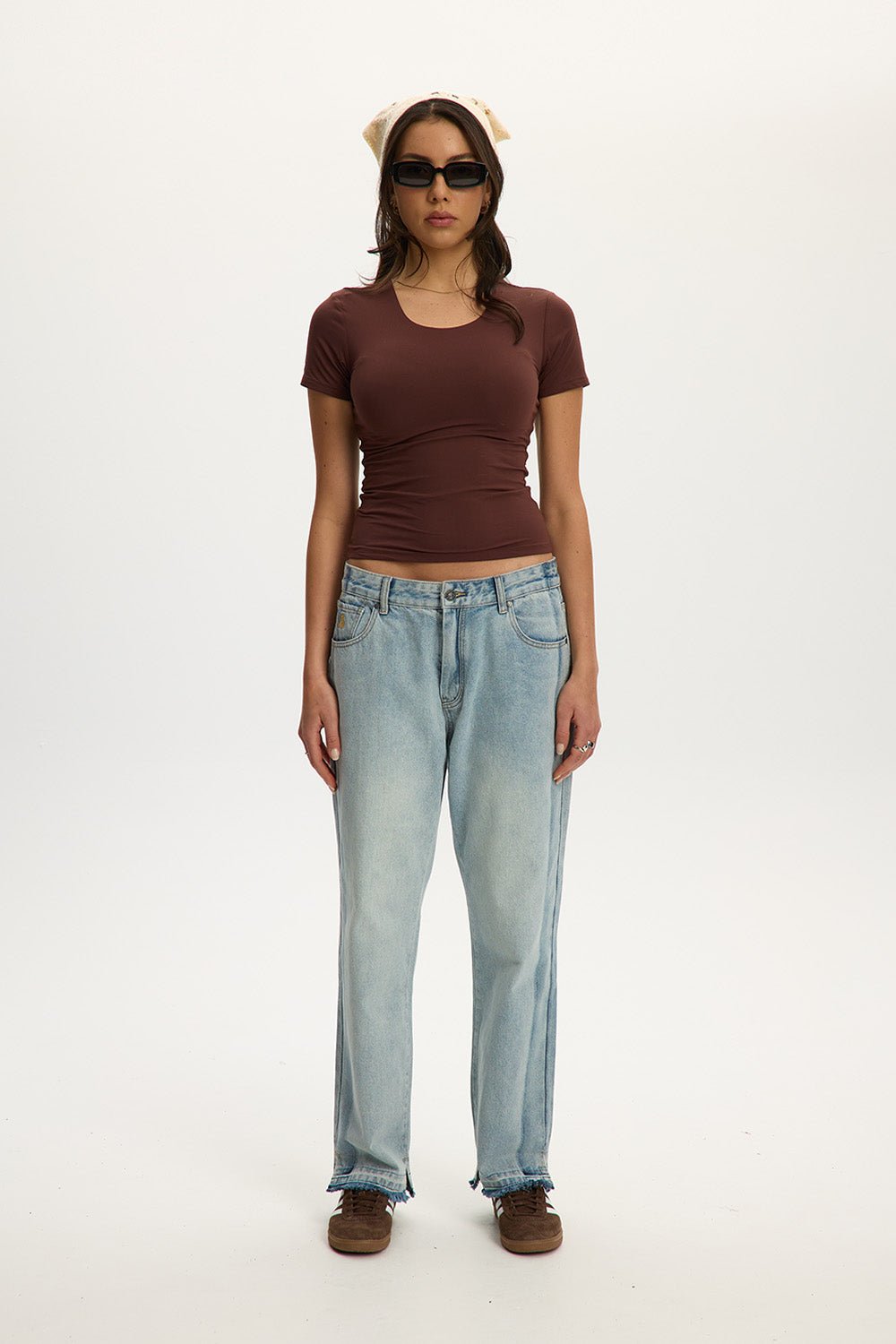 Raw Edge Loose Denim