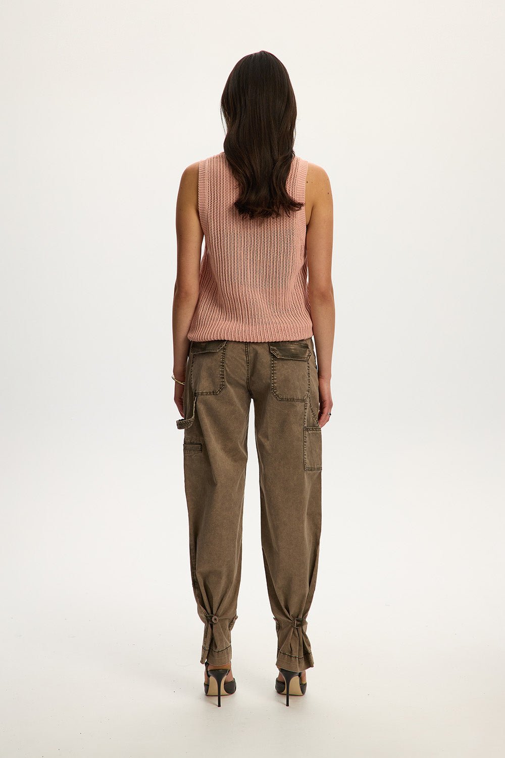 Gilet sans manches tricoté