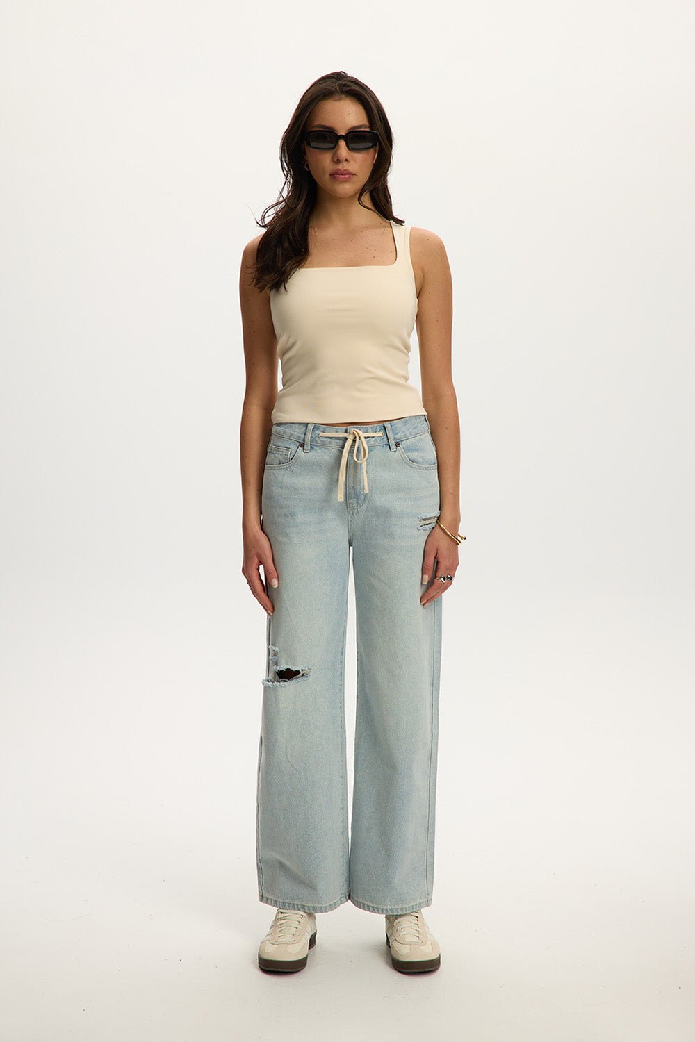 Haut Scarlett à col carré