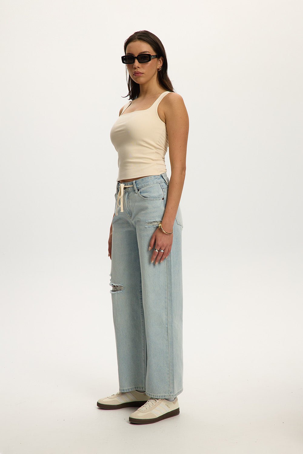 Haut Scarlett à col carré