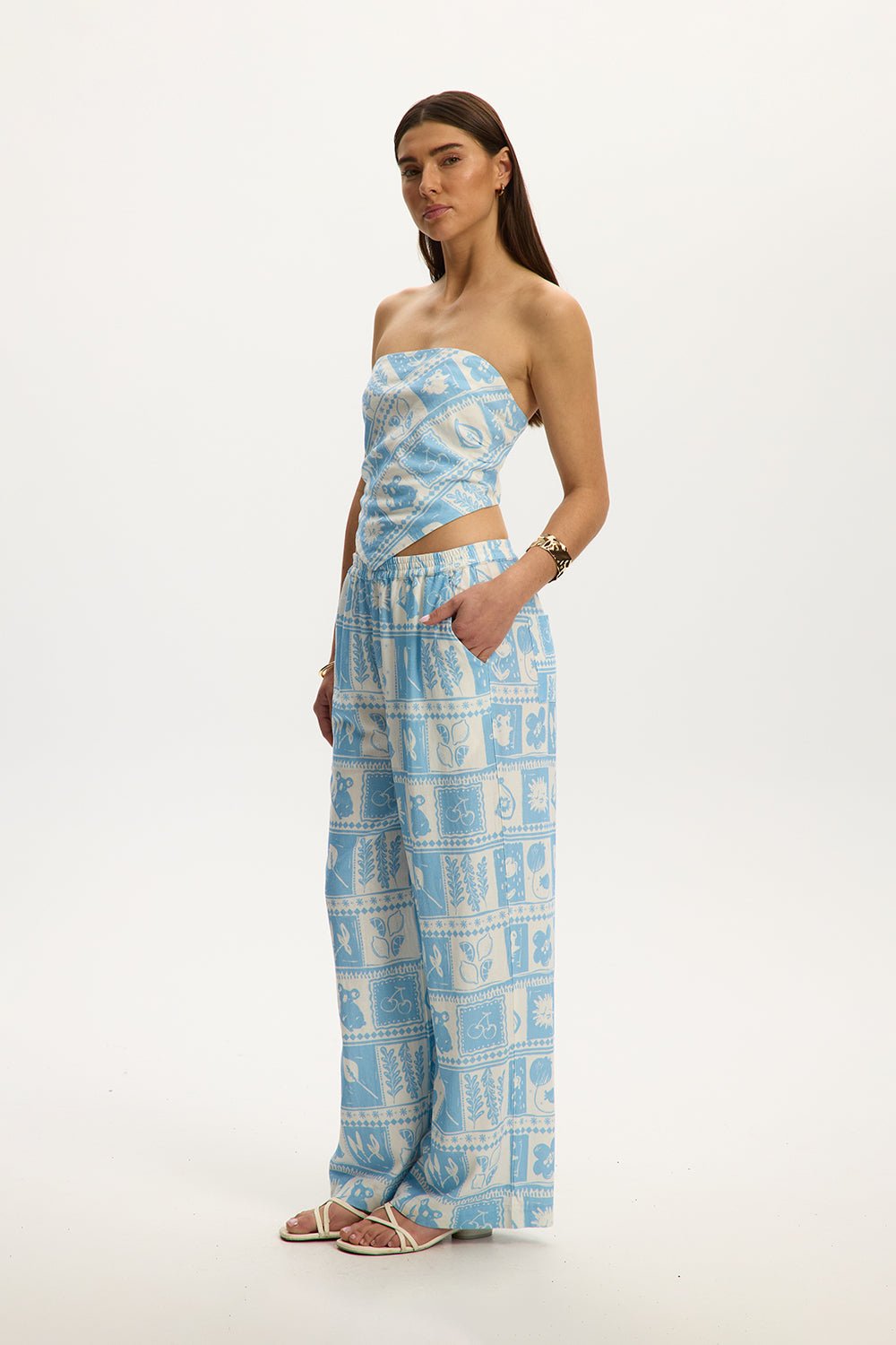 Blockprint Linen Pant