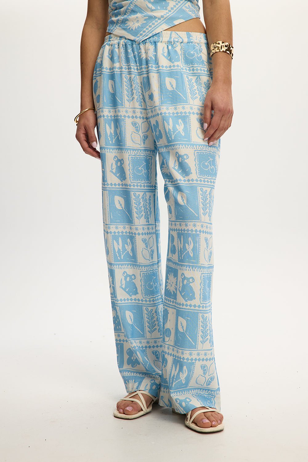Blockprint Linen Pant