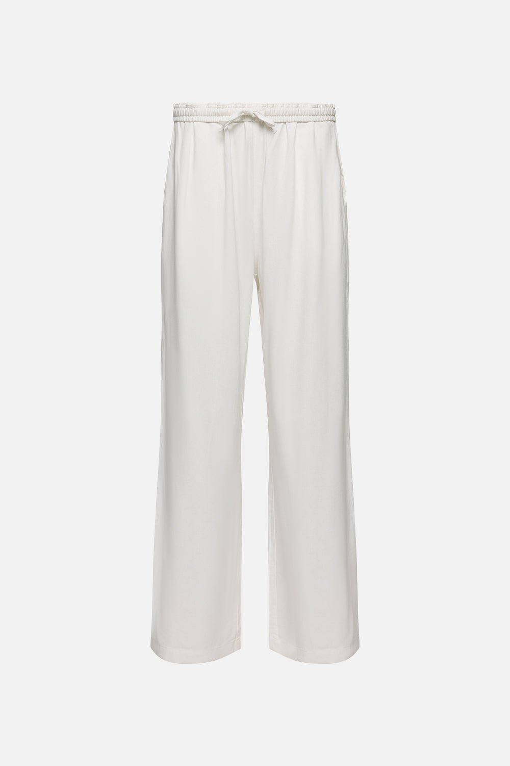 Pantalon Freya en lin décontracté à jambes larges