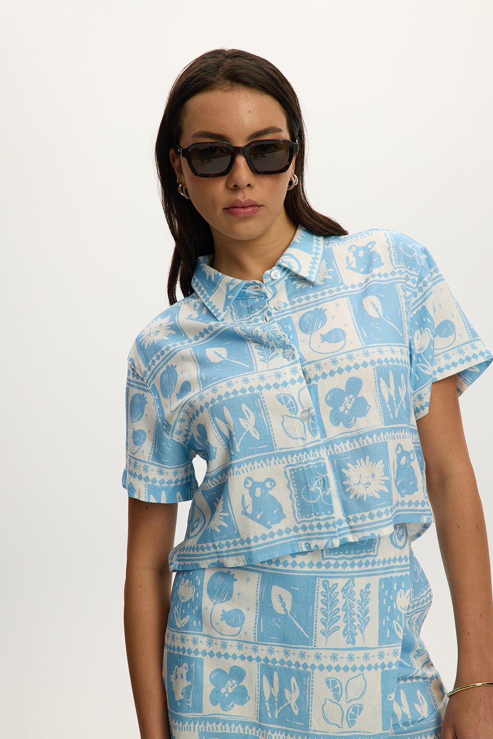 Nikki Blockprint Shirt
