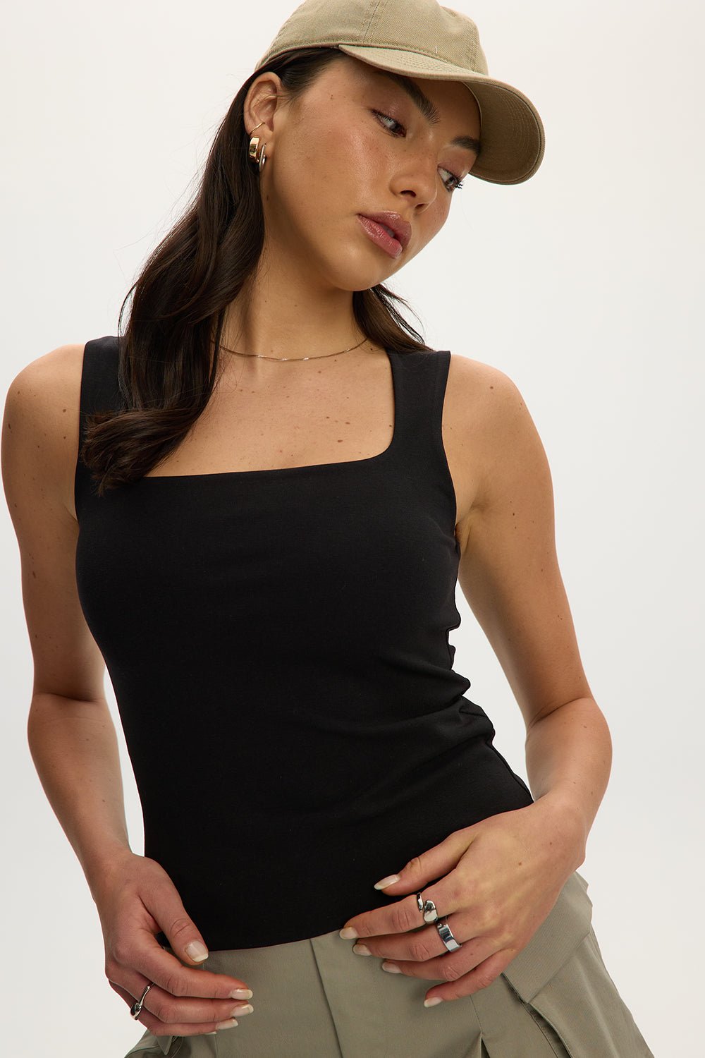 Haut Scarlett à col carré