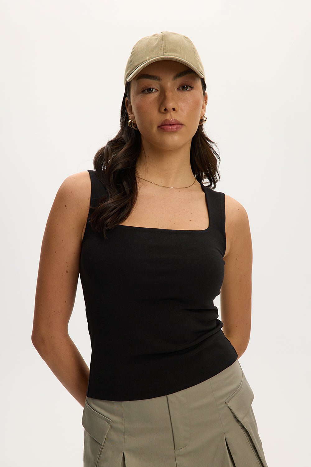 Haut Scarlett à col carré