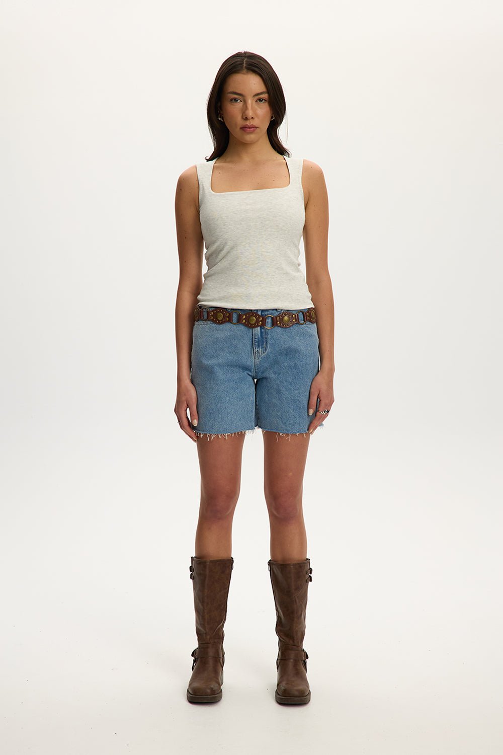 Haut Scarlett à col carré