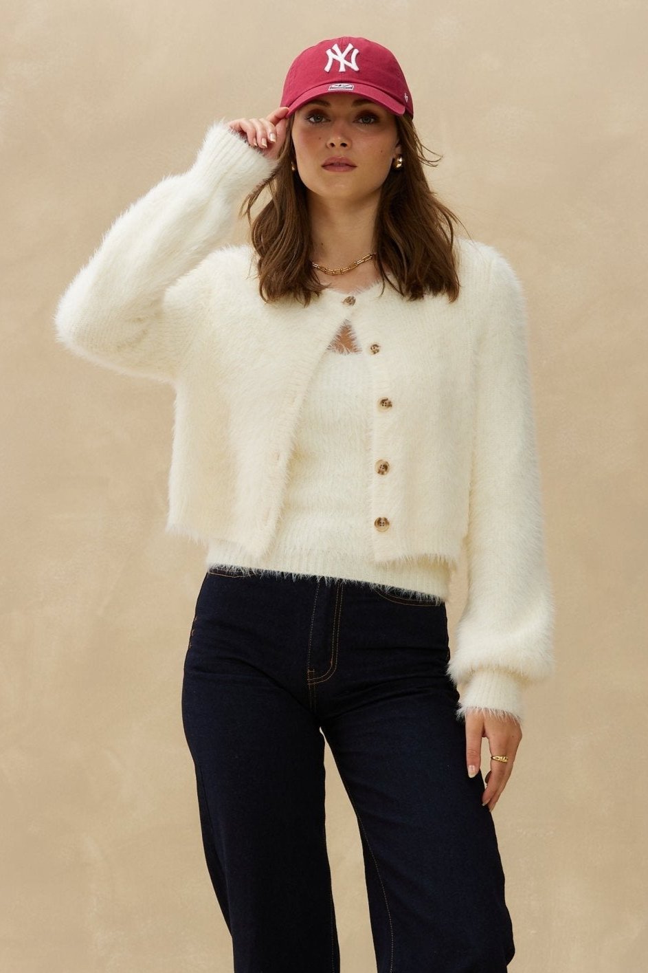 Fuzzy Cardigan