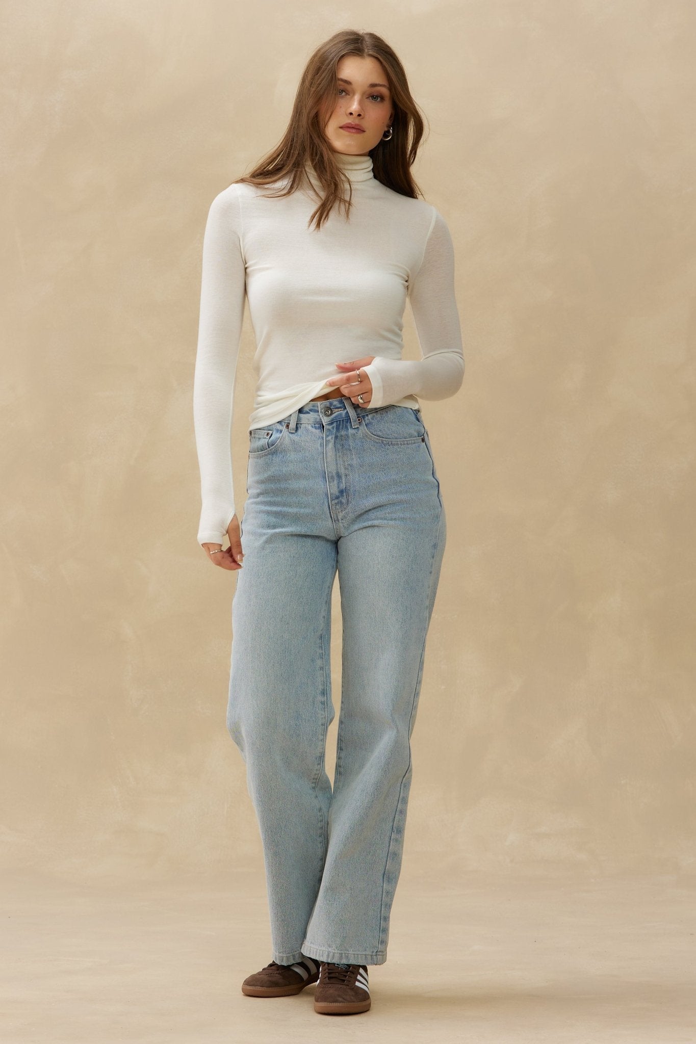 Denim taille haute