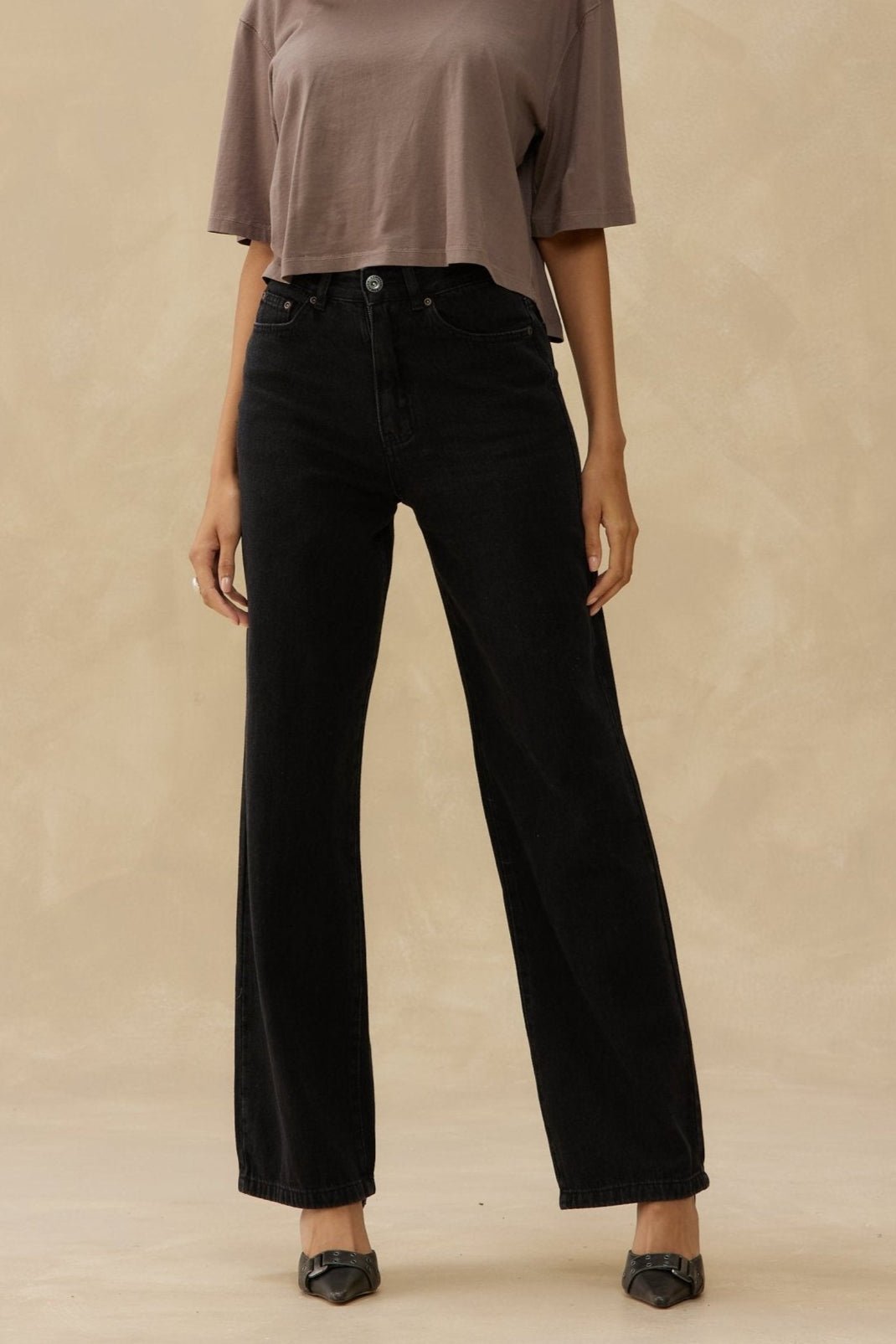 Denim taille haute