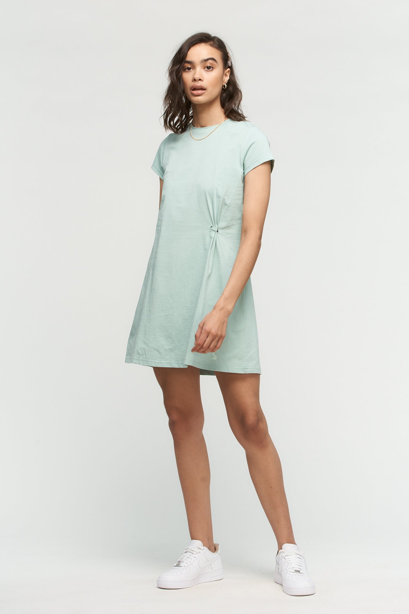 Light green sales t shirt dress