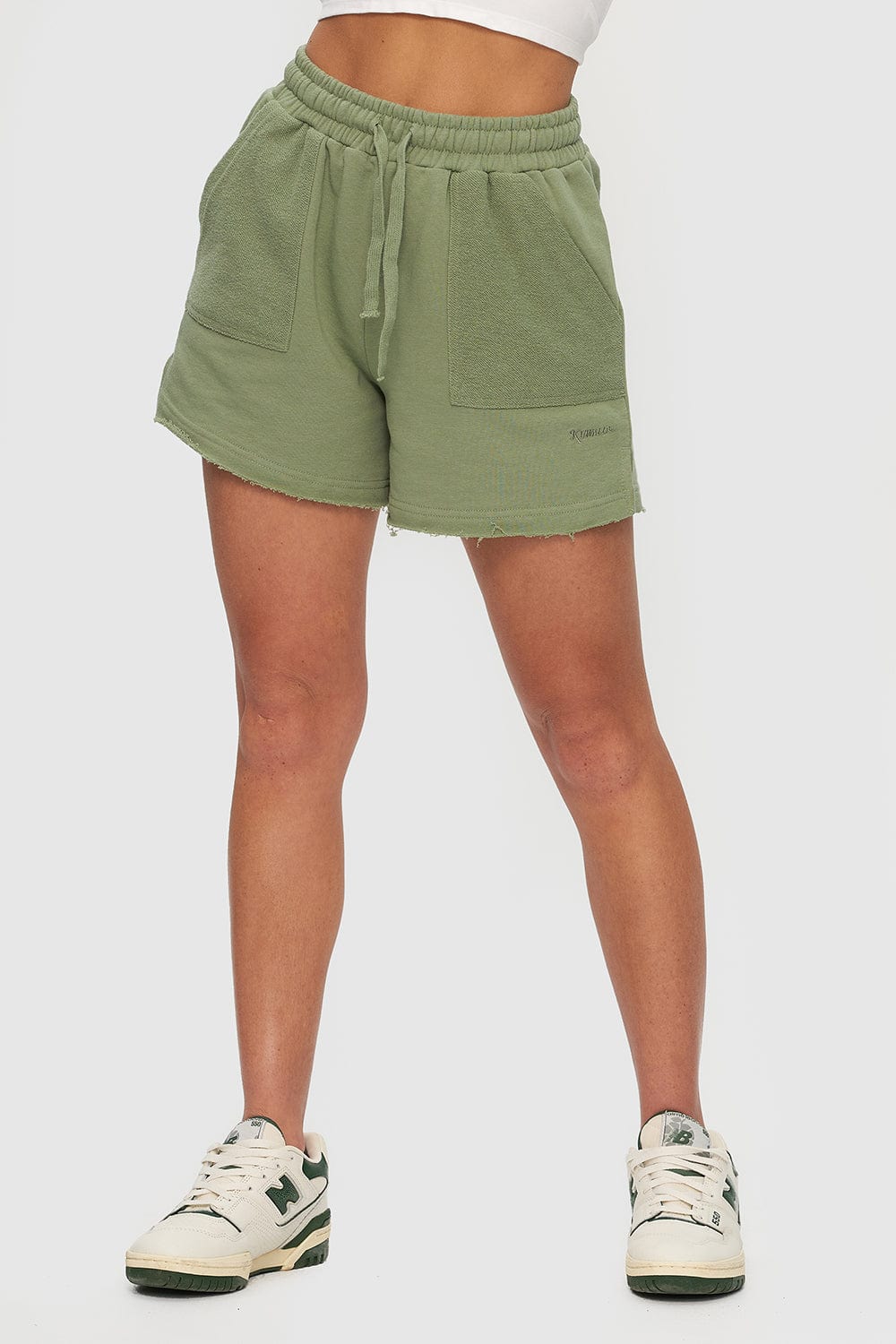 Short à poches plaquées