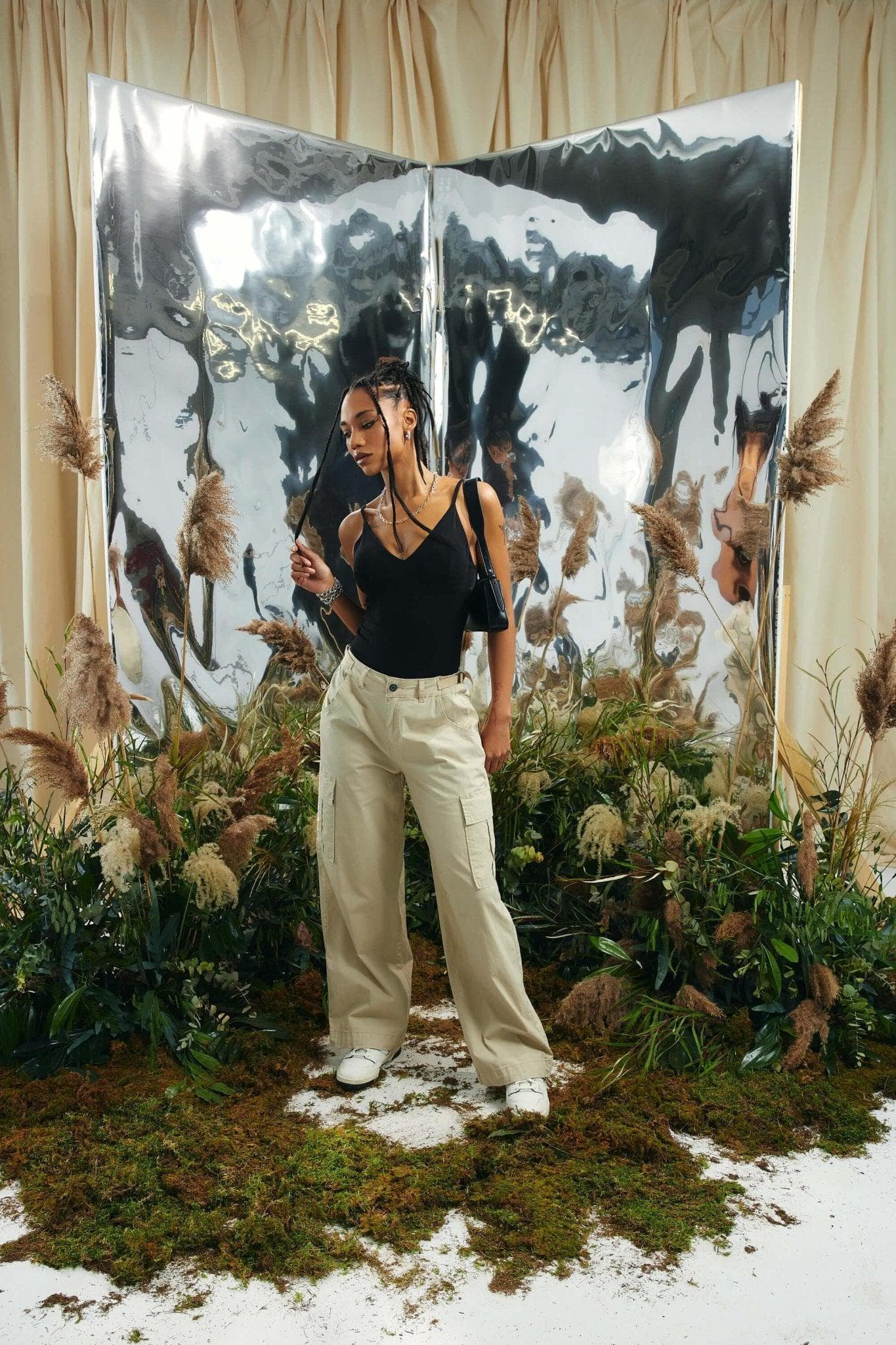 Pantalon large cargo années 90