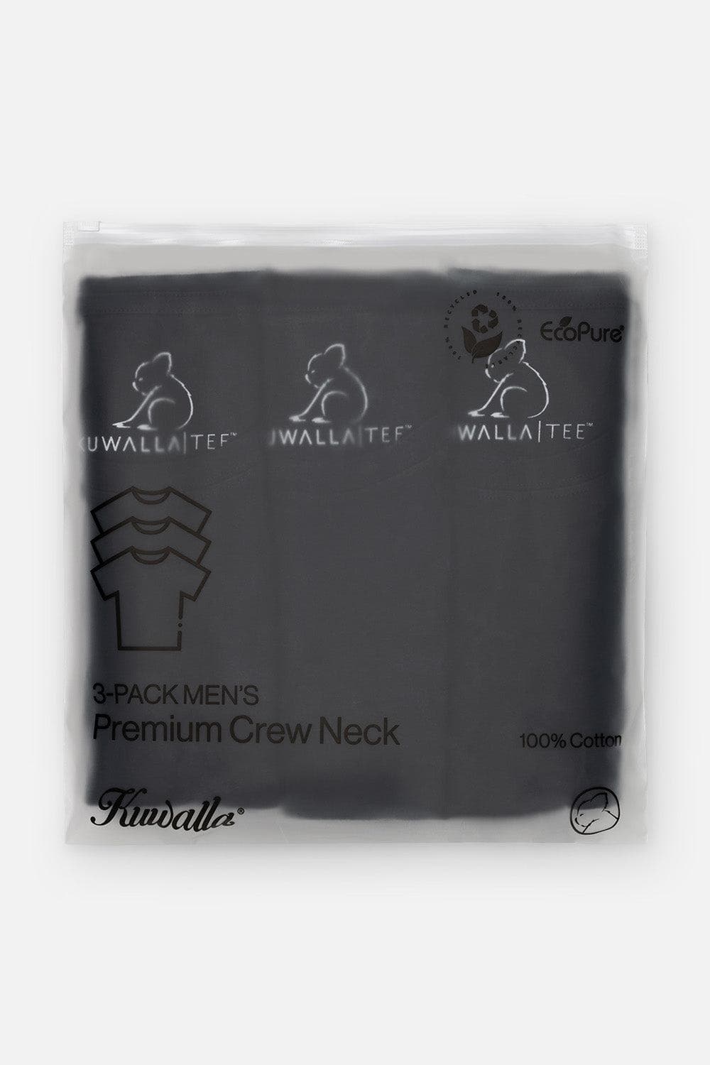 Ensemble de 3 T-shirts col rond