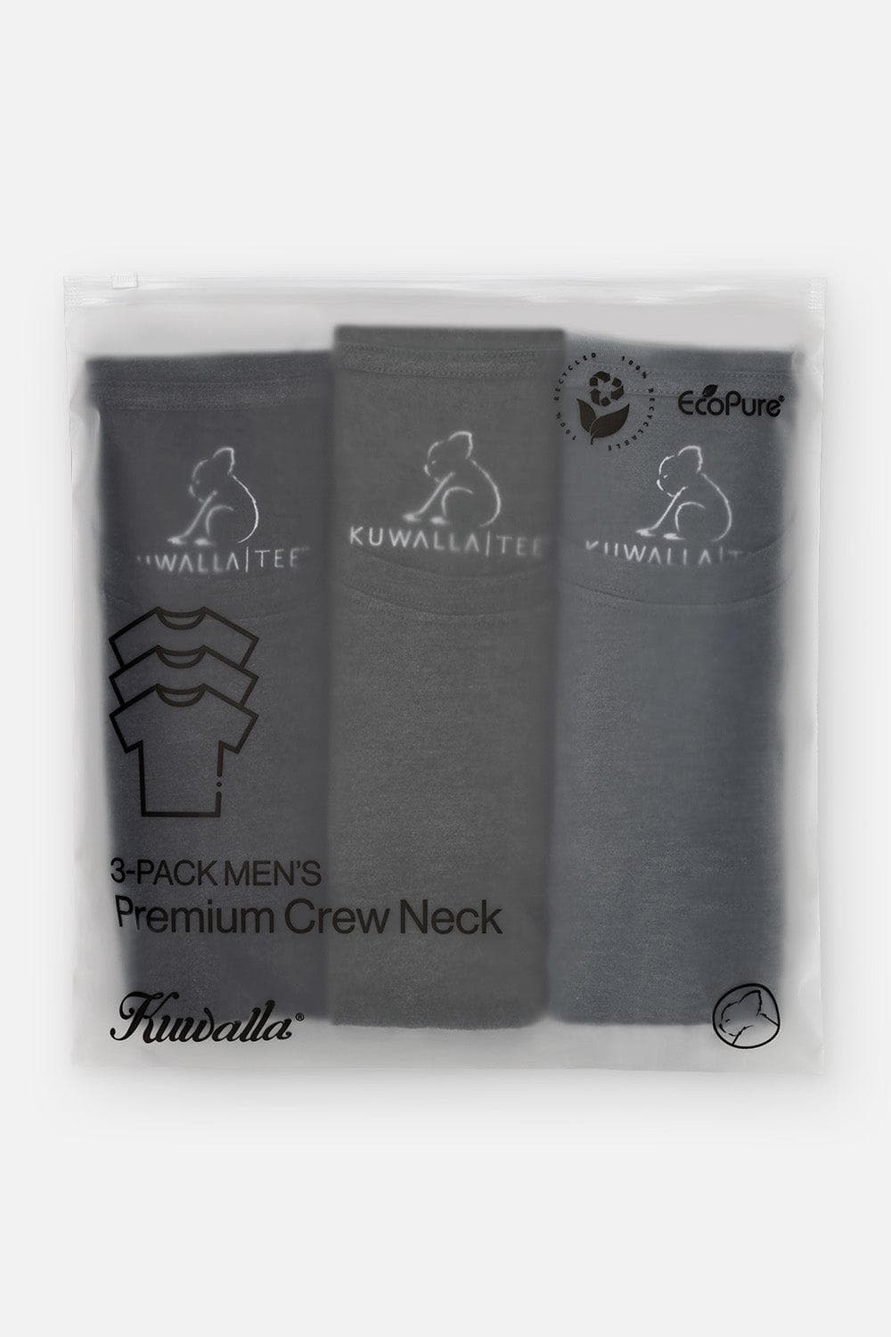 Ensemble de 3 T-shirts col rond