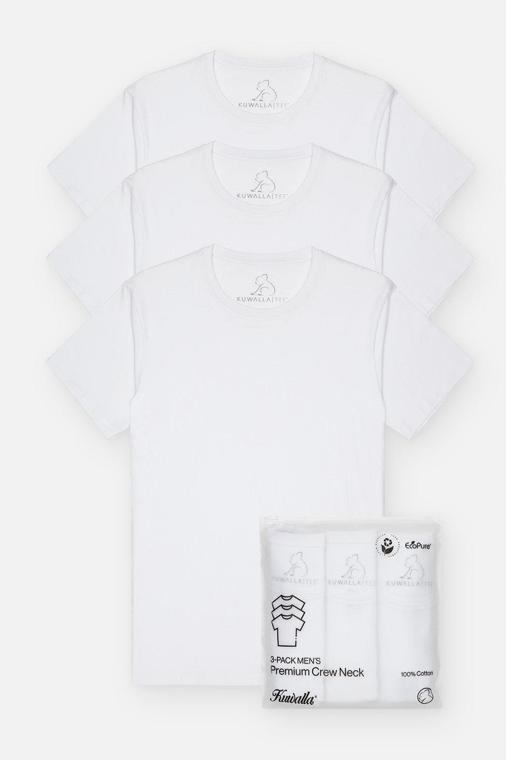 Ensemble de 3 T-shirts col rond