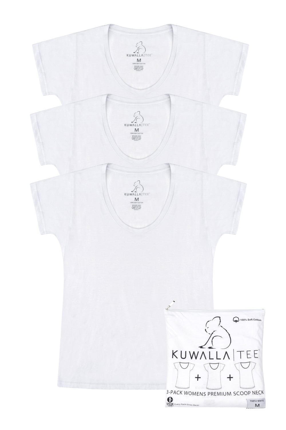 WMNS Scoop Neck Triple White