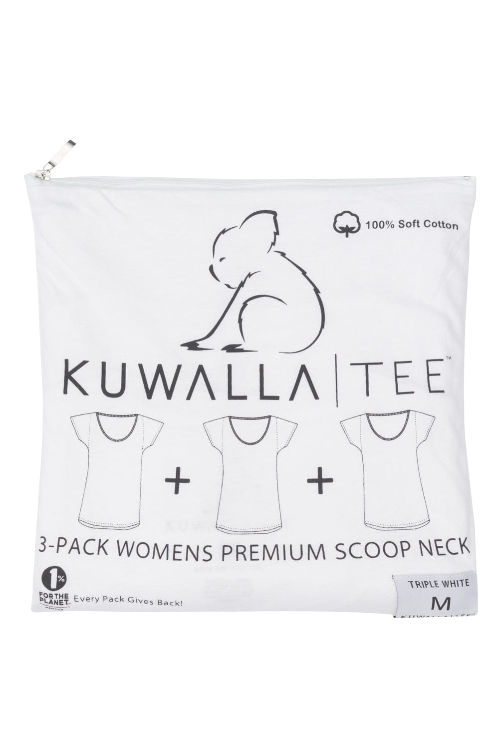 WMNS Scoop Neck Triple White