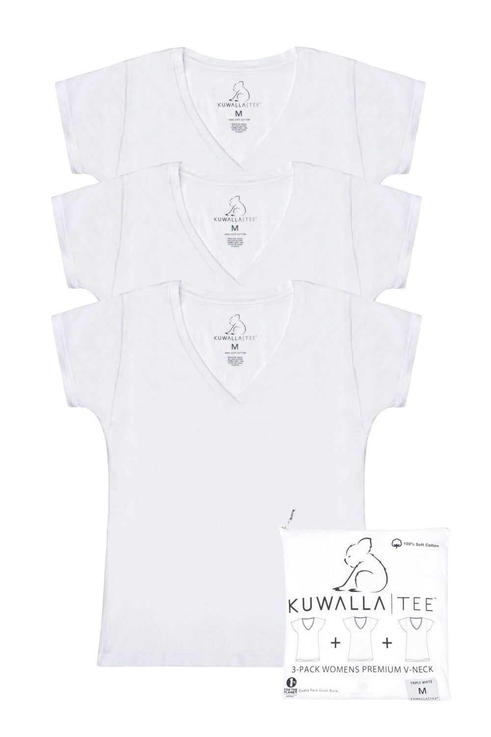 WMNS Vee Neck Triple White