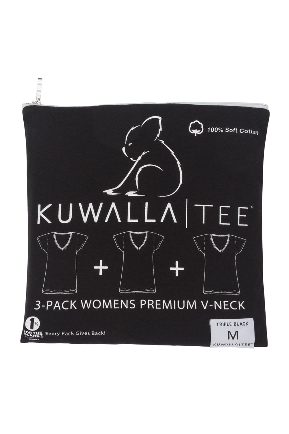 WMNS Vee Neck Triple Black