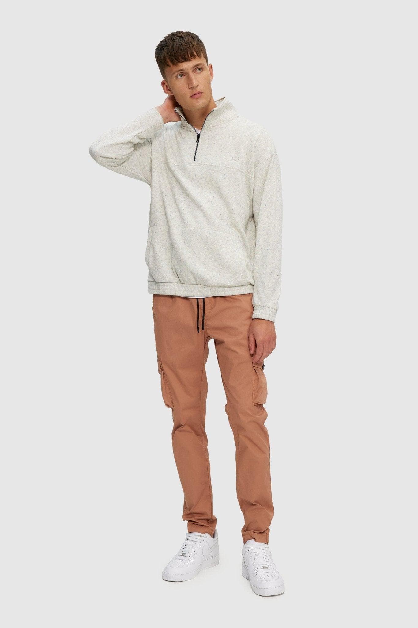 Chandail ouaté demi-zip