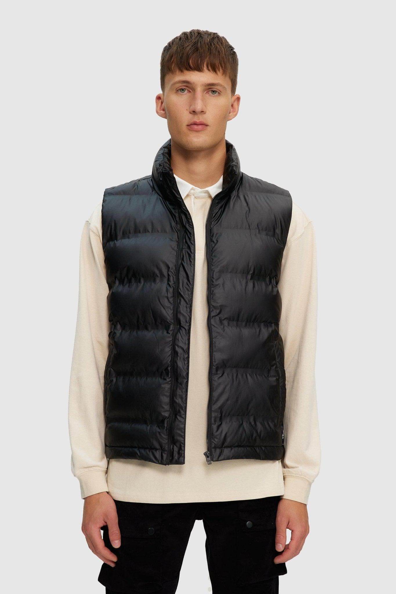 Puffer Vest 2.0 Black | KUWALLA TEE