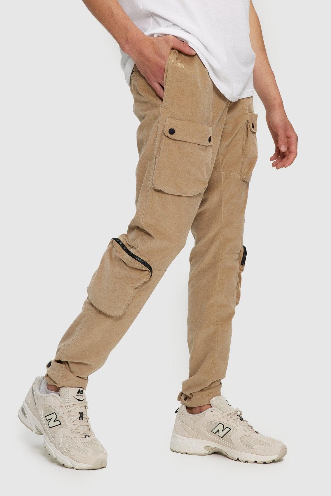Pantalon Velours Côtelé Utilitaire