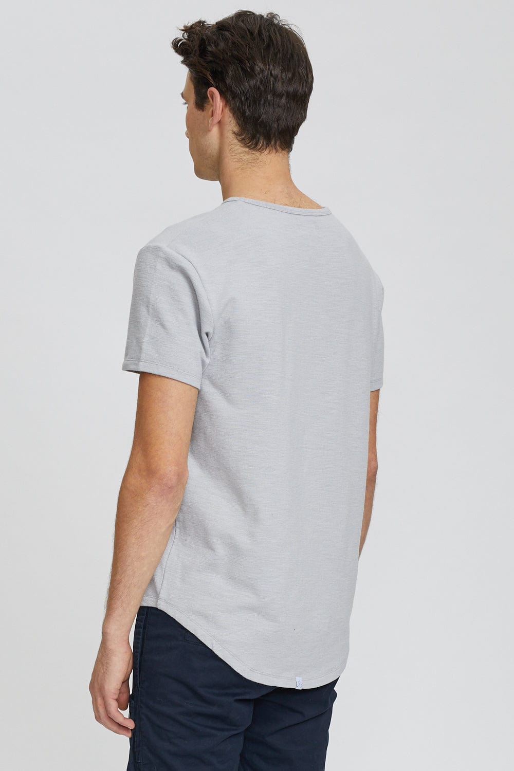 T-shirt flammé asymétrique