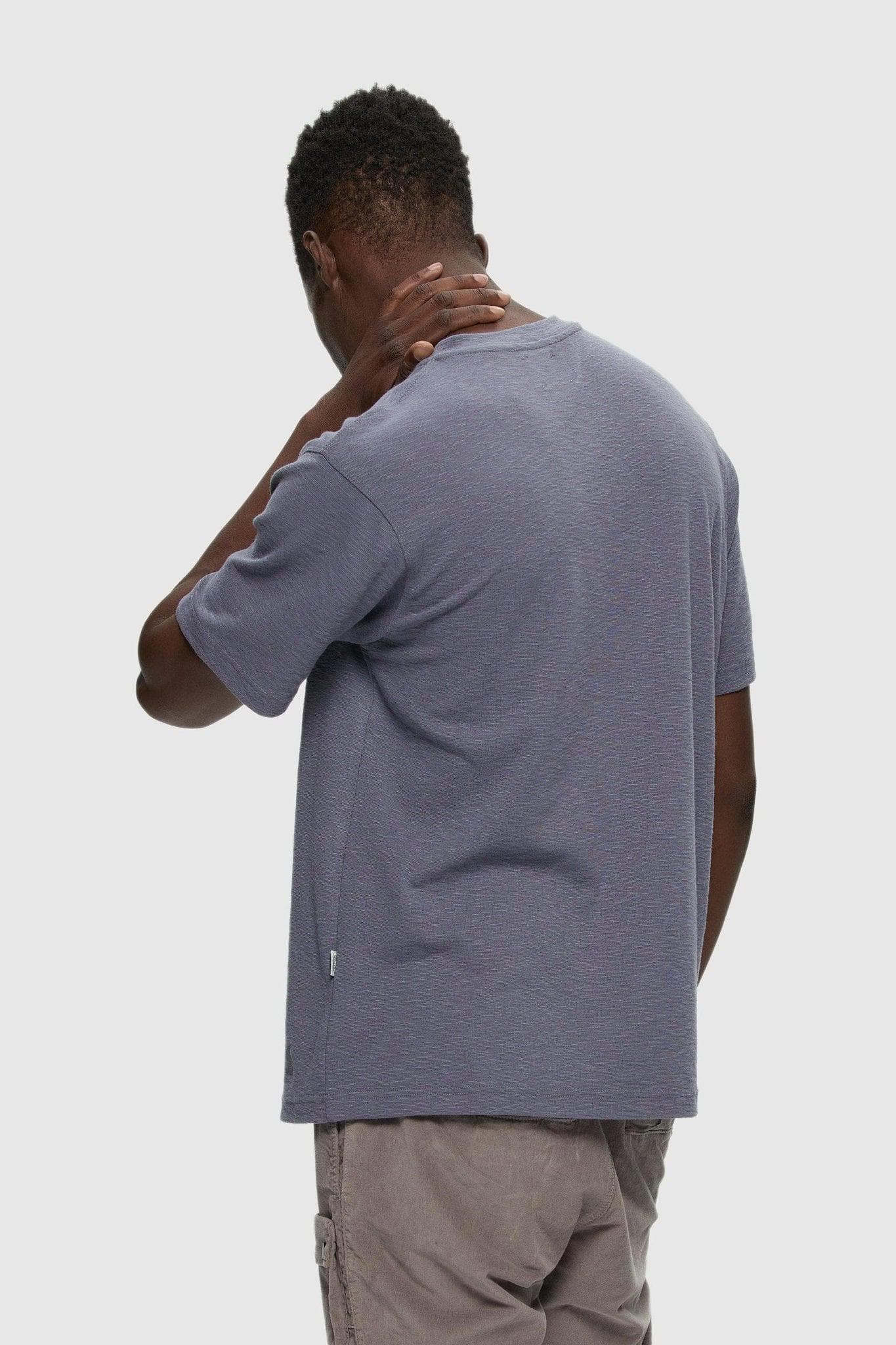 Short Sleeve Slub Henley