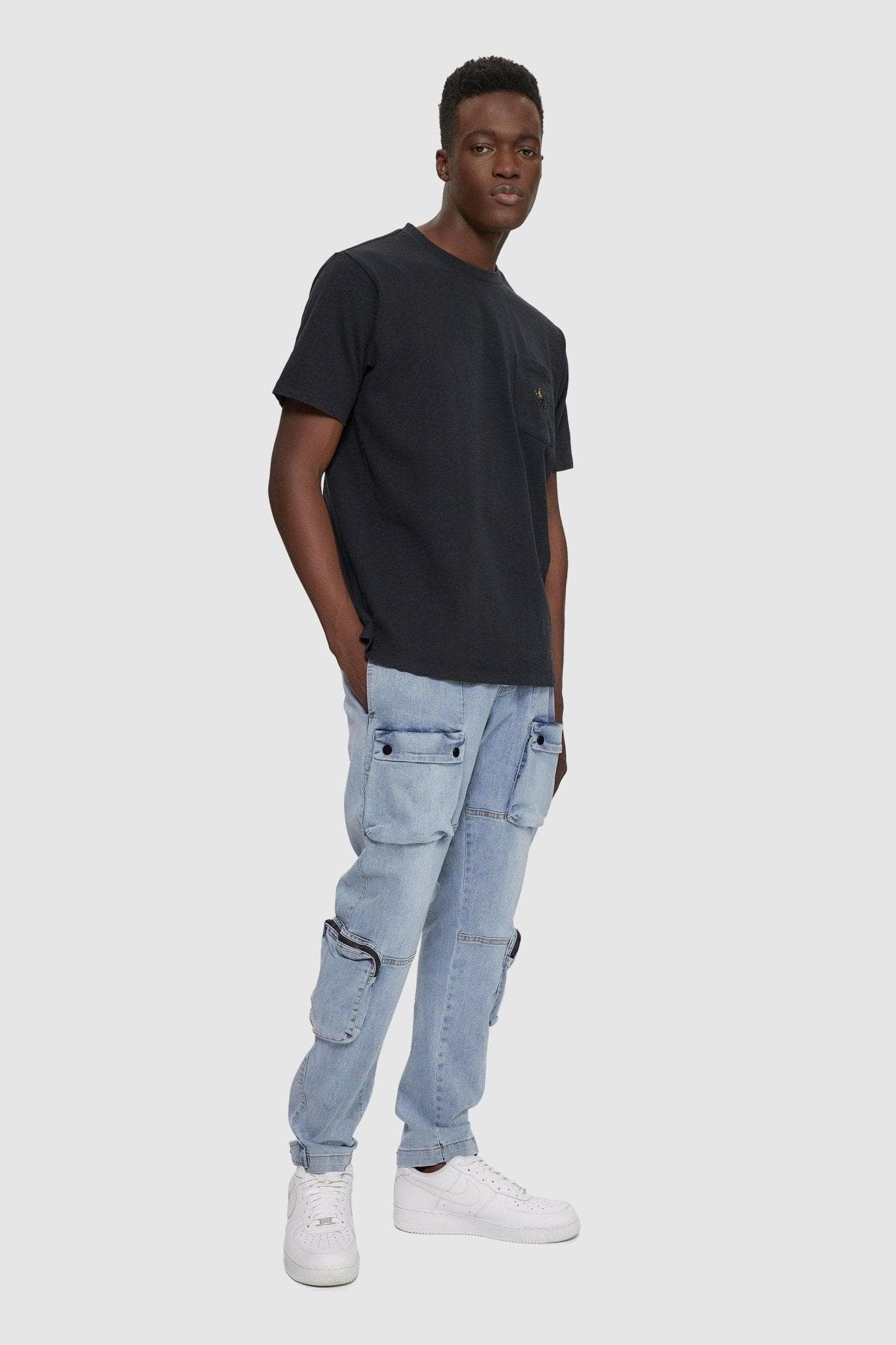 Pantalon utilitaire en denim