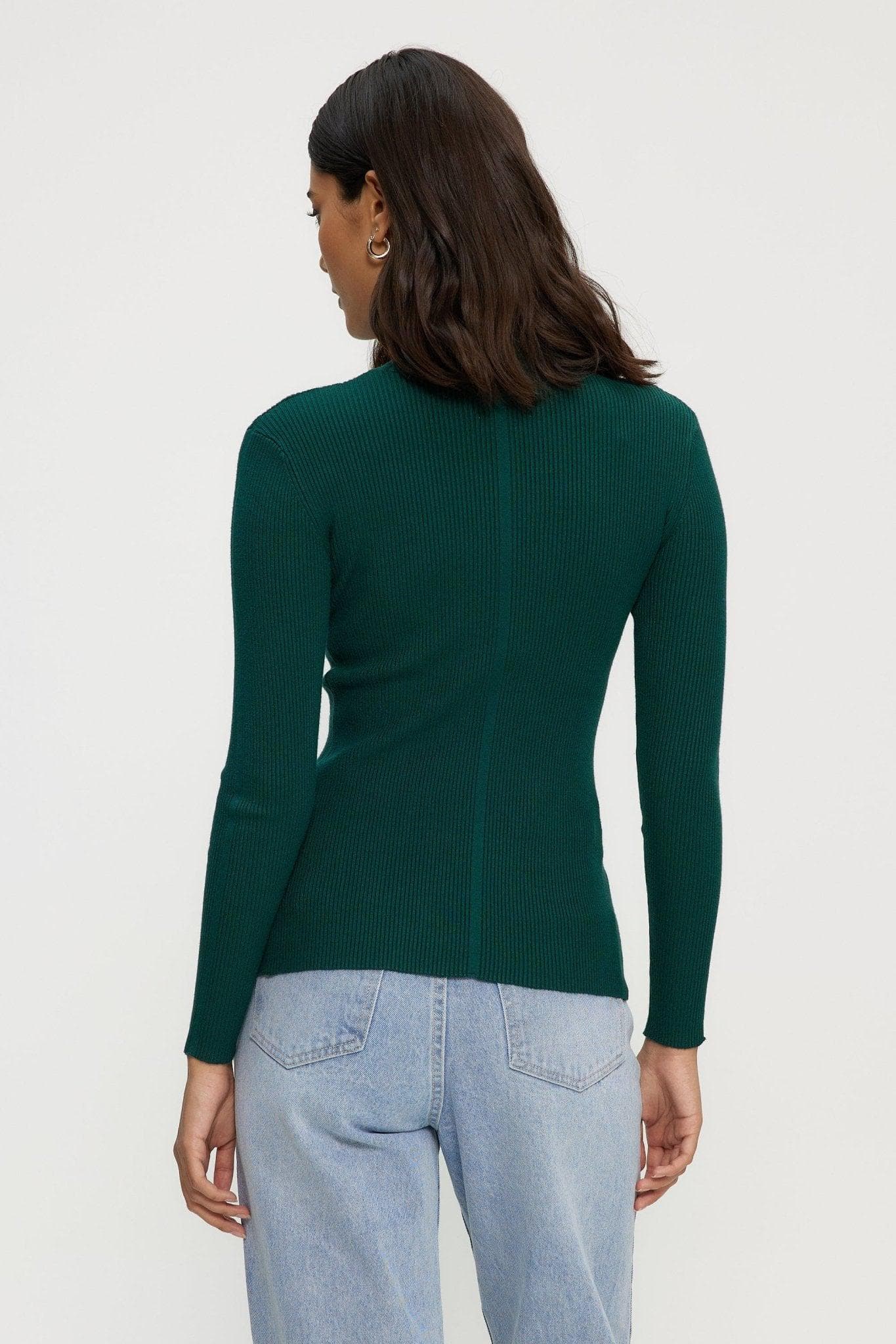 Slim Fit Mock Neck
