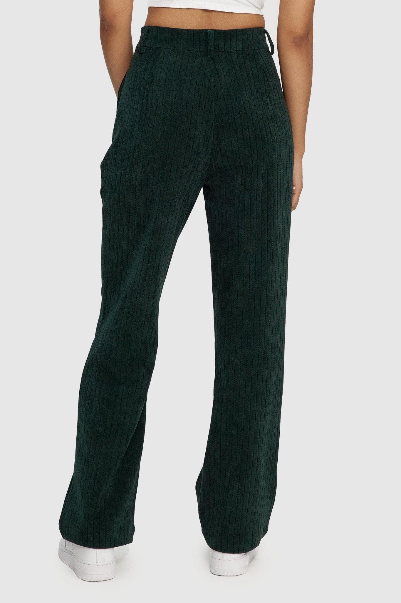 Pantalon ample en suède