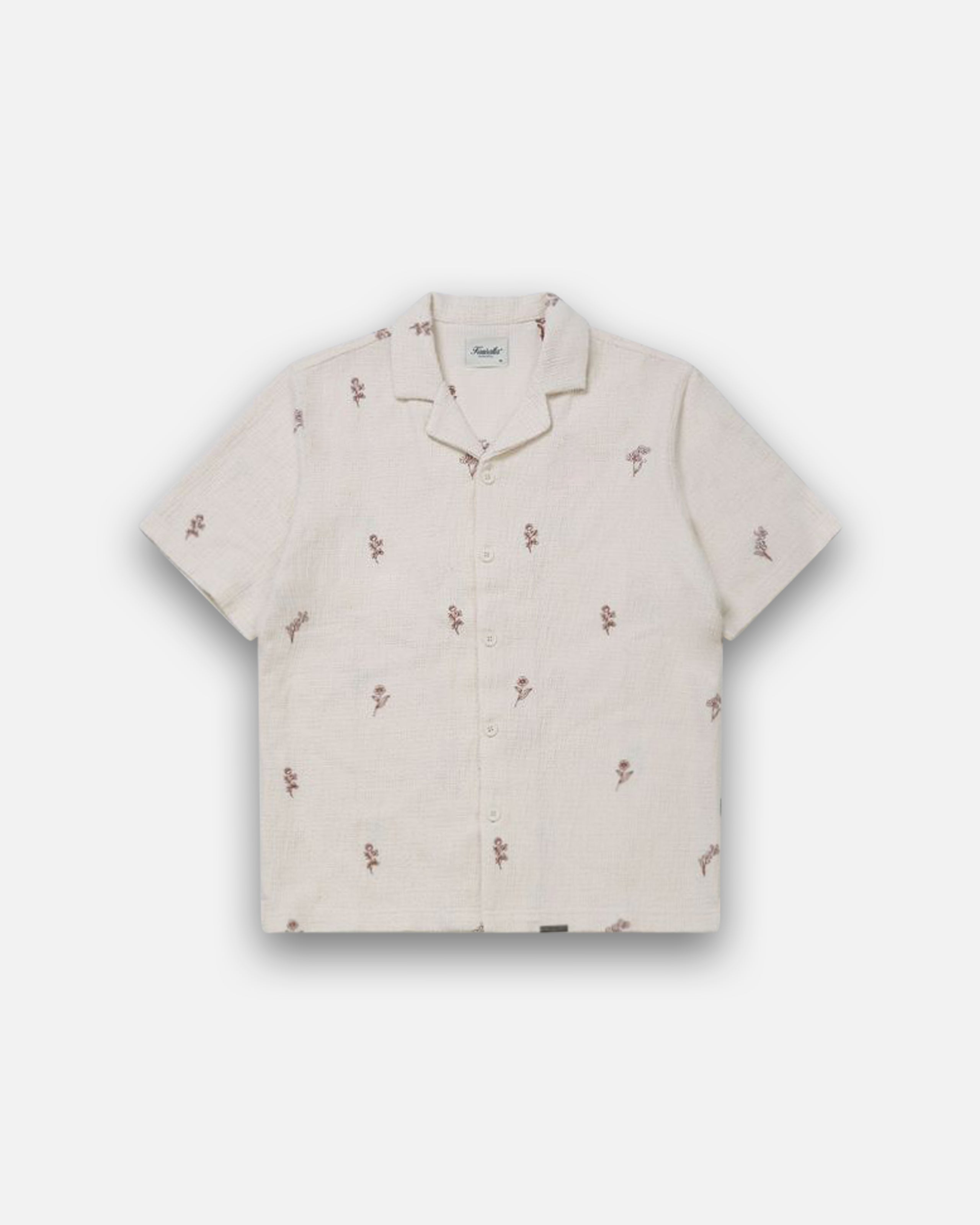 Embroidered Floral Shirt