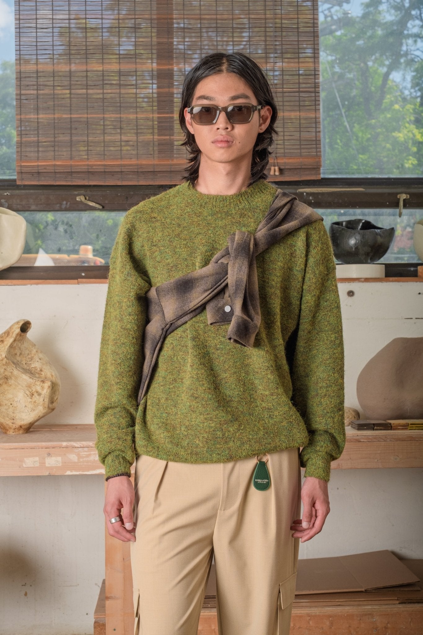 Brushed Knit Crew