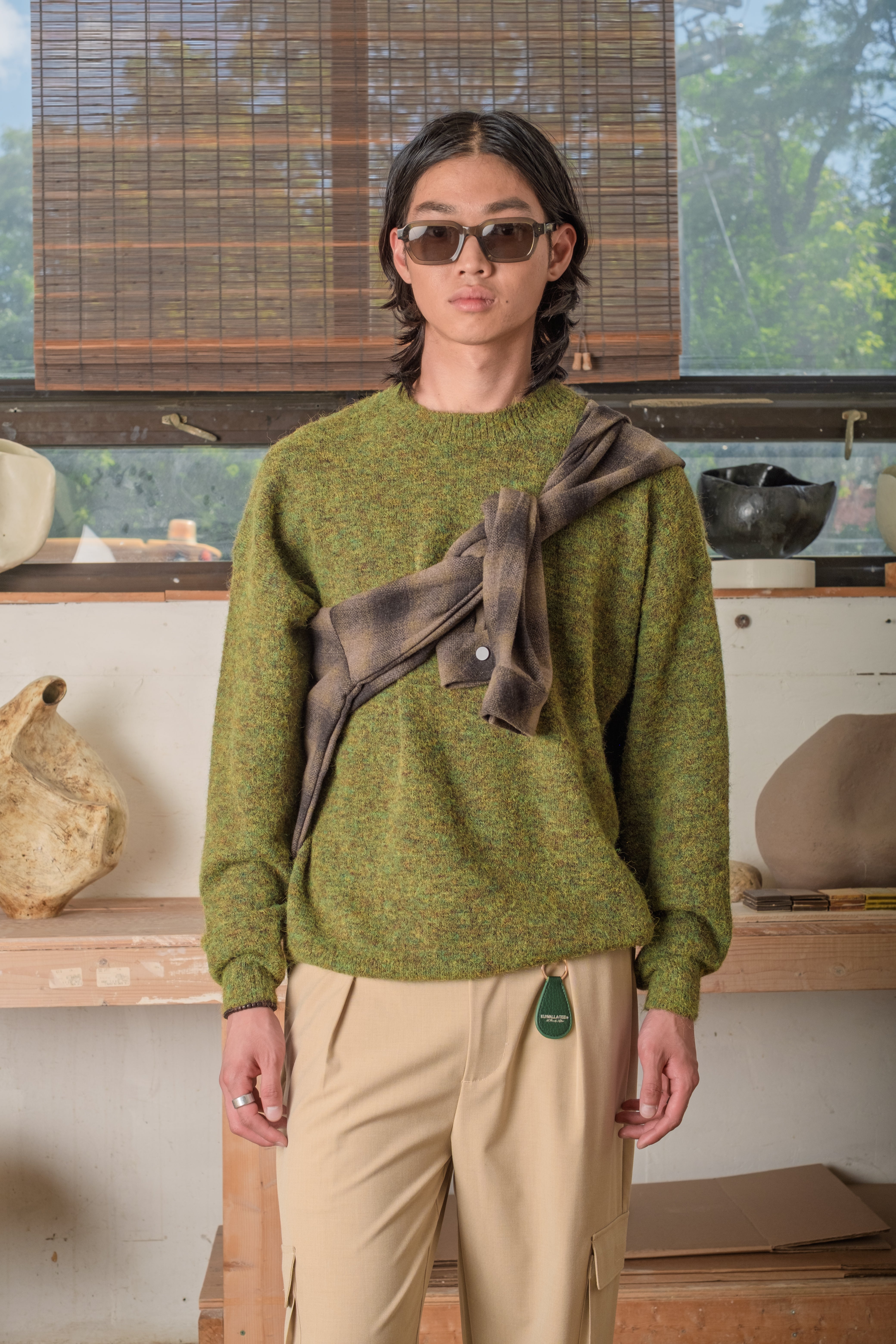 Brushed Knit Crew