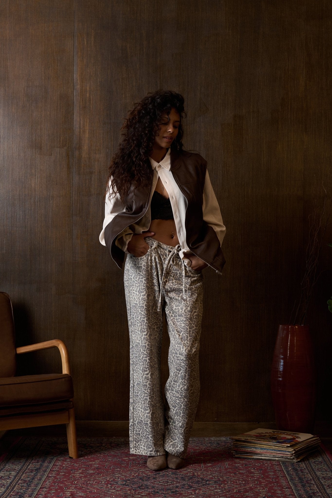 Vegan Leather Vest