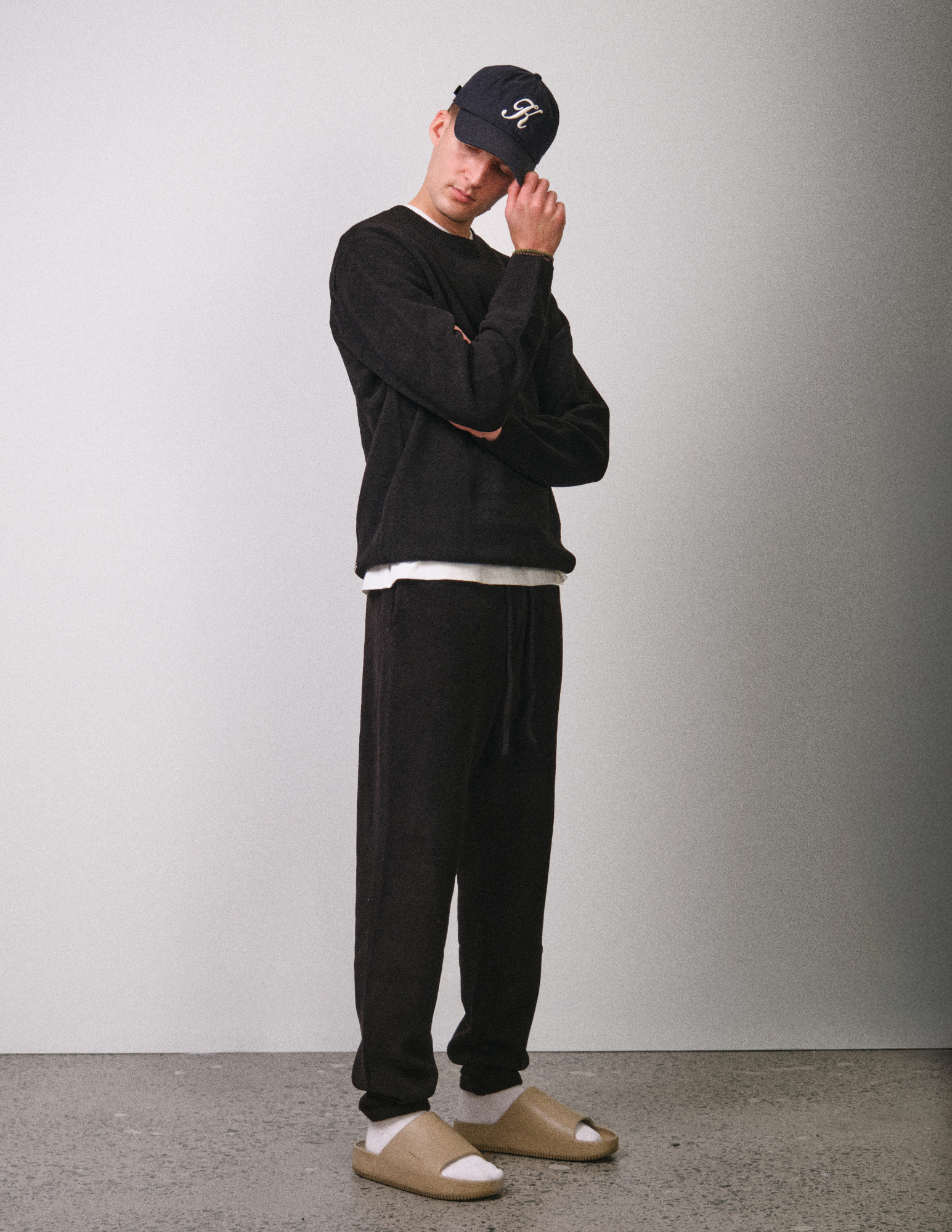 Textured Knit Sweatpant