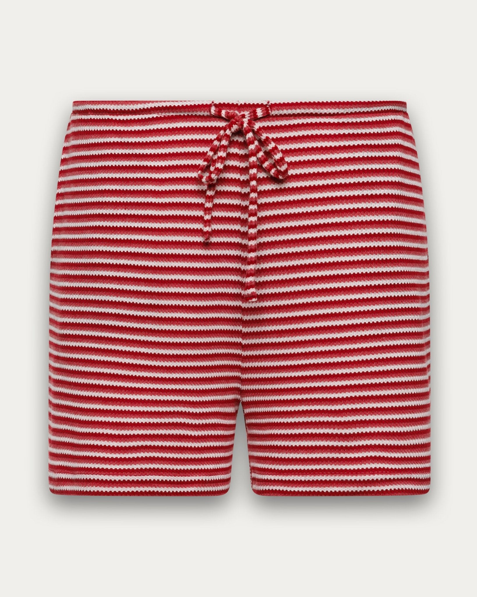 Chloe Stripe Shorts GRADIENT RED | KUWALLA TEE