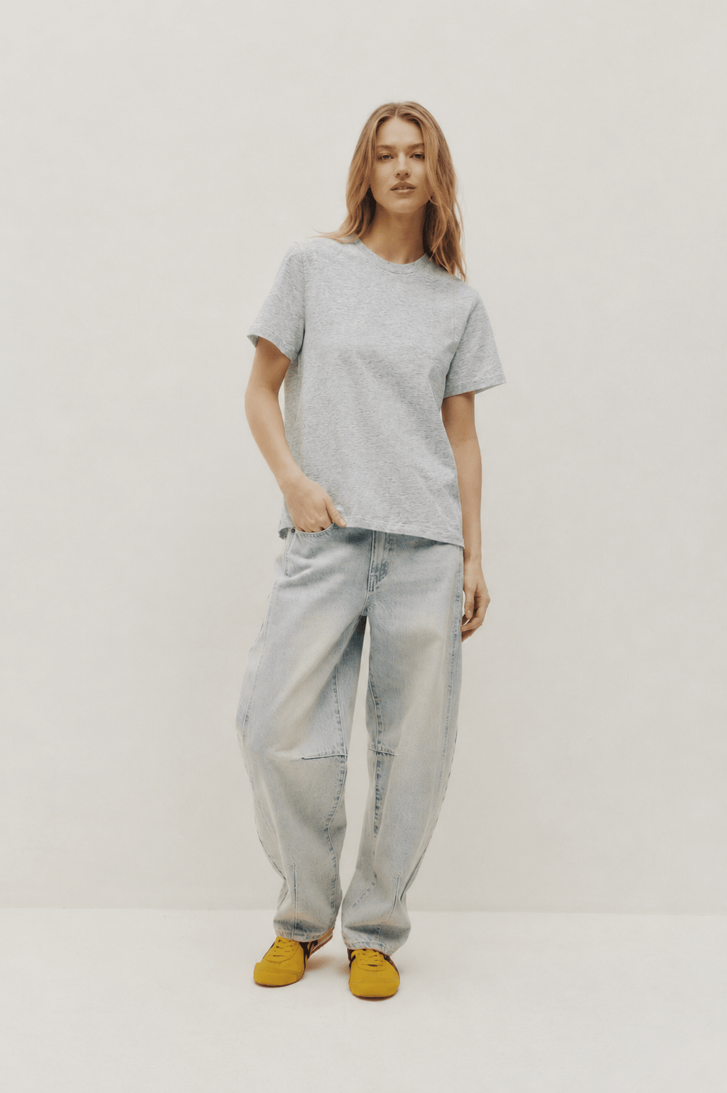 T-shirt en coton coupe boyfriend