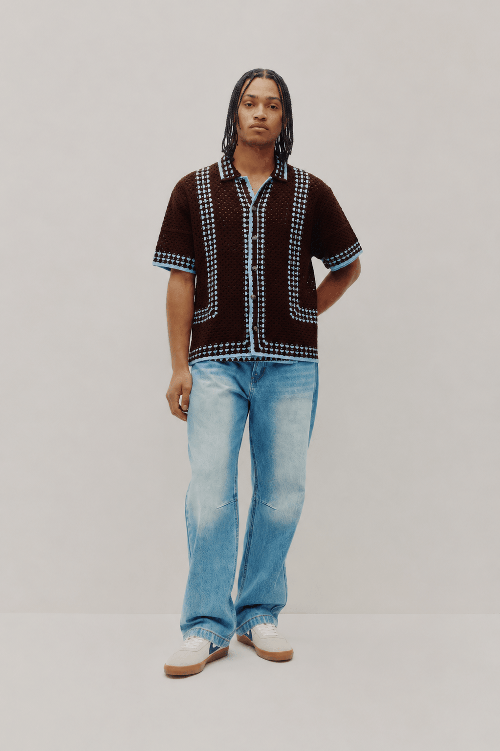 Knit Crochet Shirt