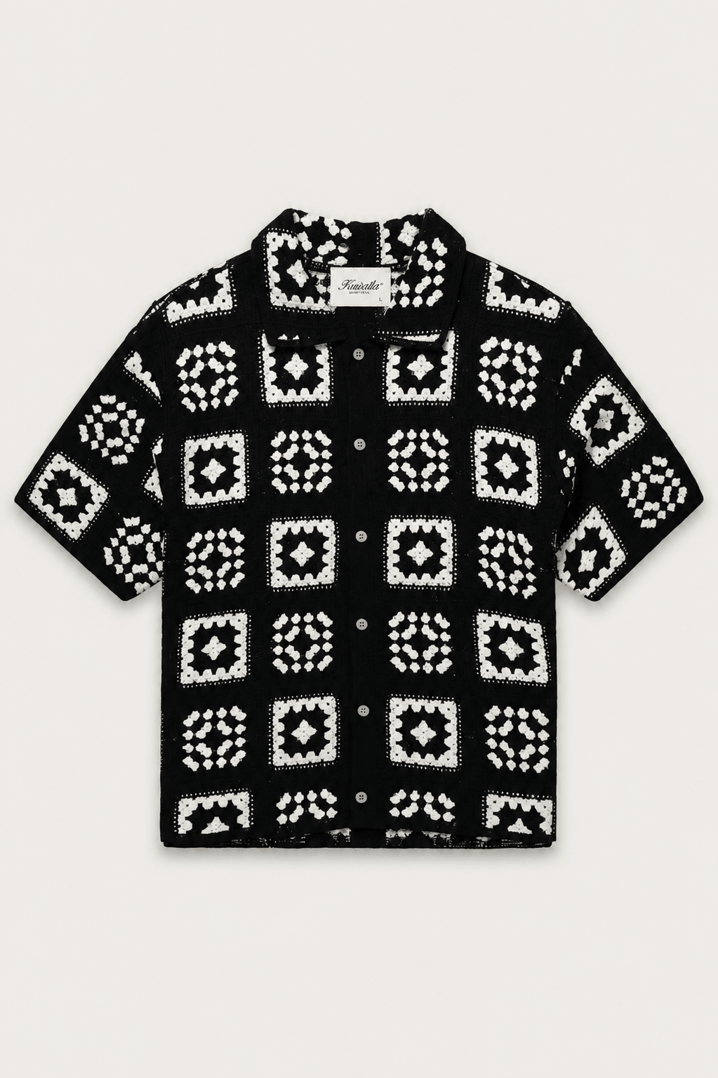 Chemise matelassée tricotée