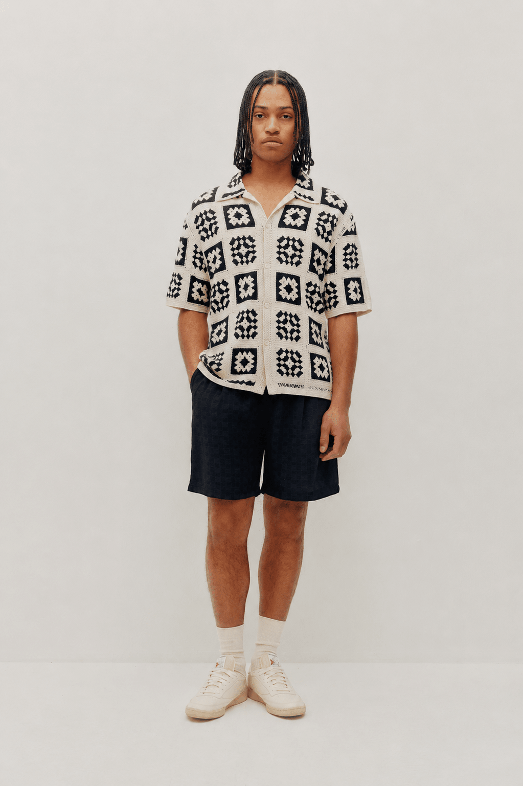 Knitted Quilt Shirt