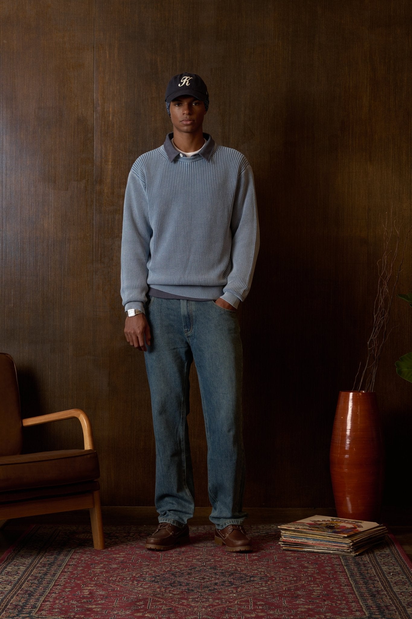 Vintage Knit Crew